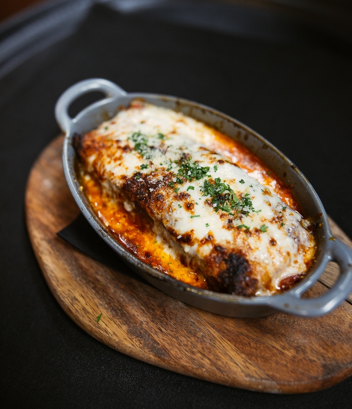 Eggplant Parmigiana.