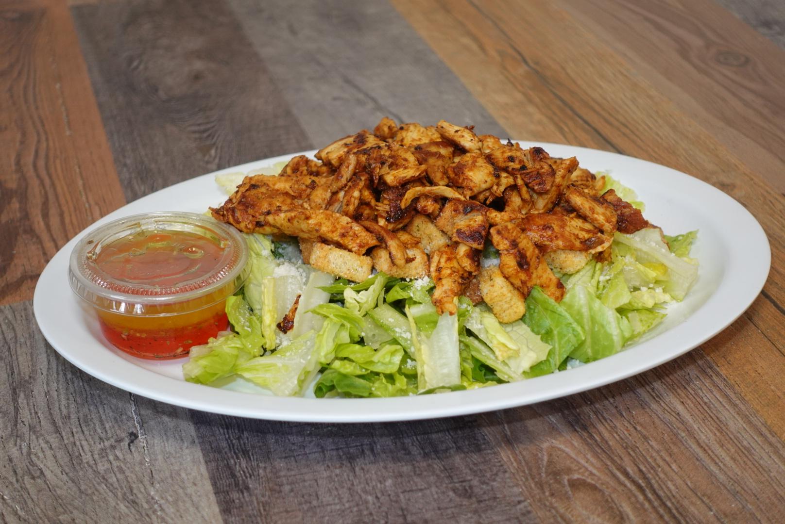 Cajun Chicken Caesar Salad.