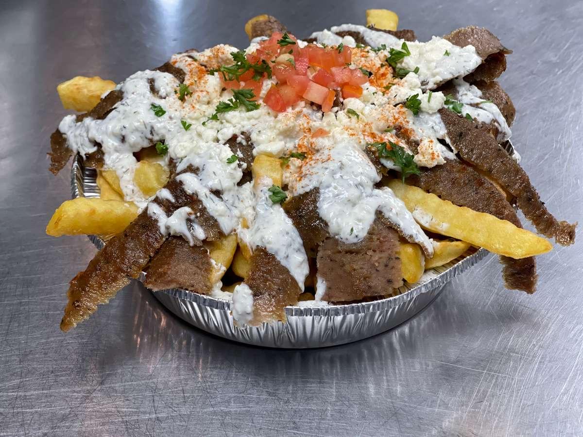 Gyro Loaded Skinny Fries.