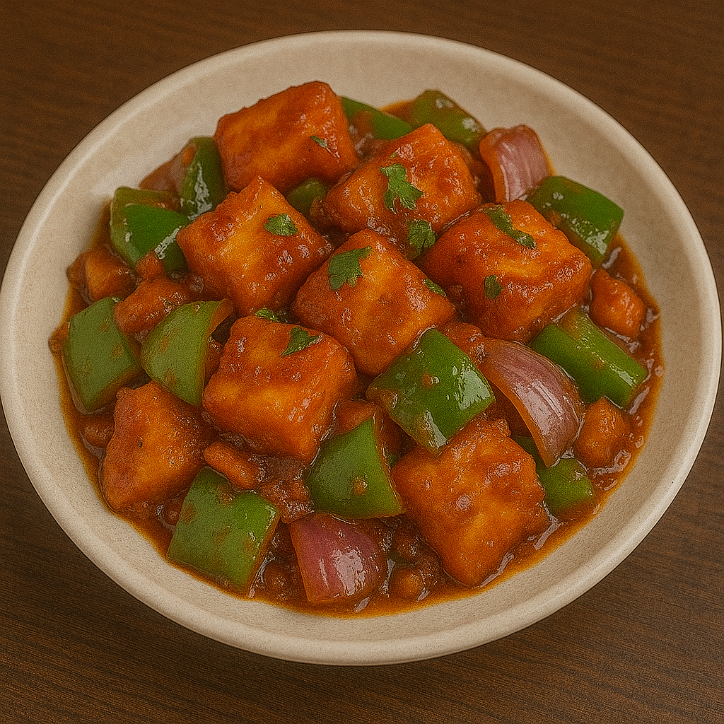 Chili Paneer.