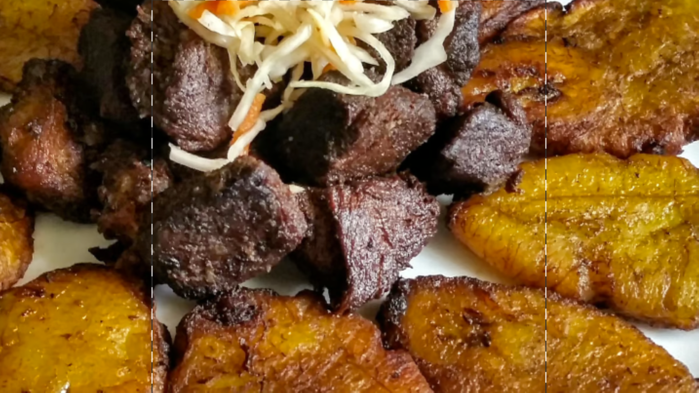 Tasso Bèf (Fried beef).