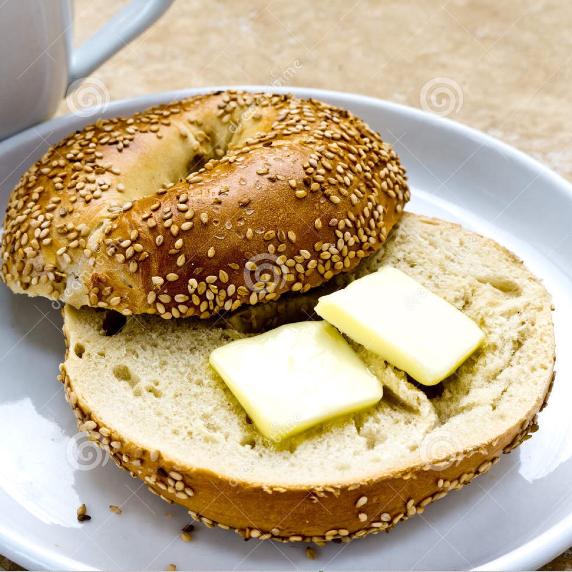 Butter Bagel.