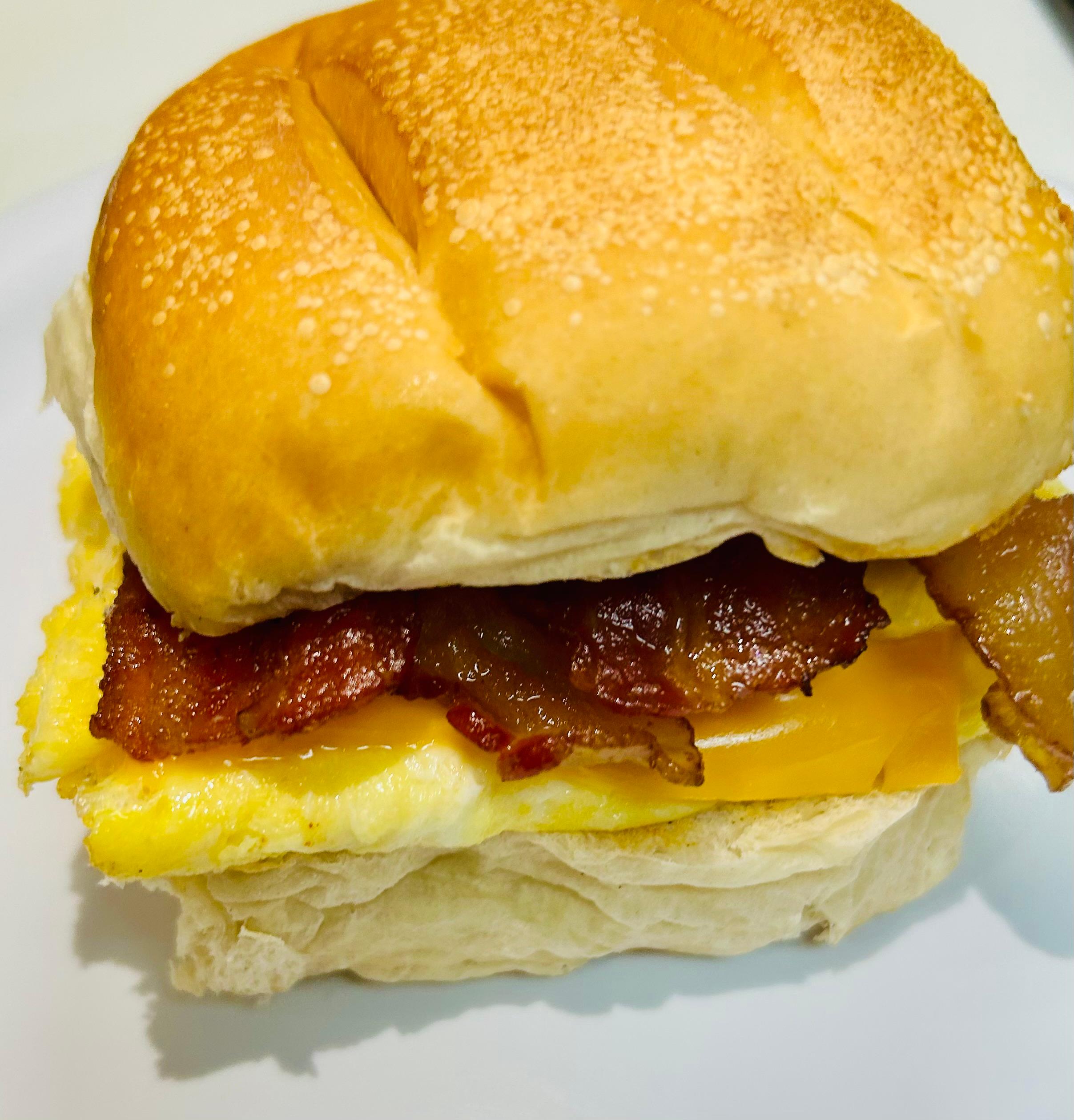 Bacon Egg & Cheese On a Roll.