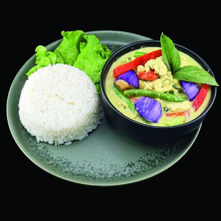 #10 Vegetable Green Curry.