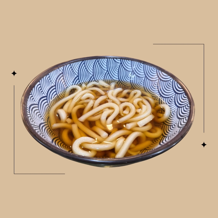 Wakame Udon - Noodles & Broth Only.