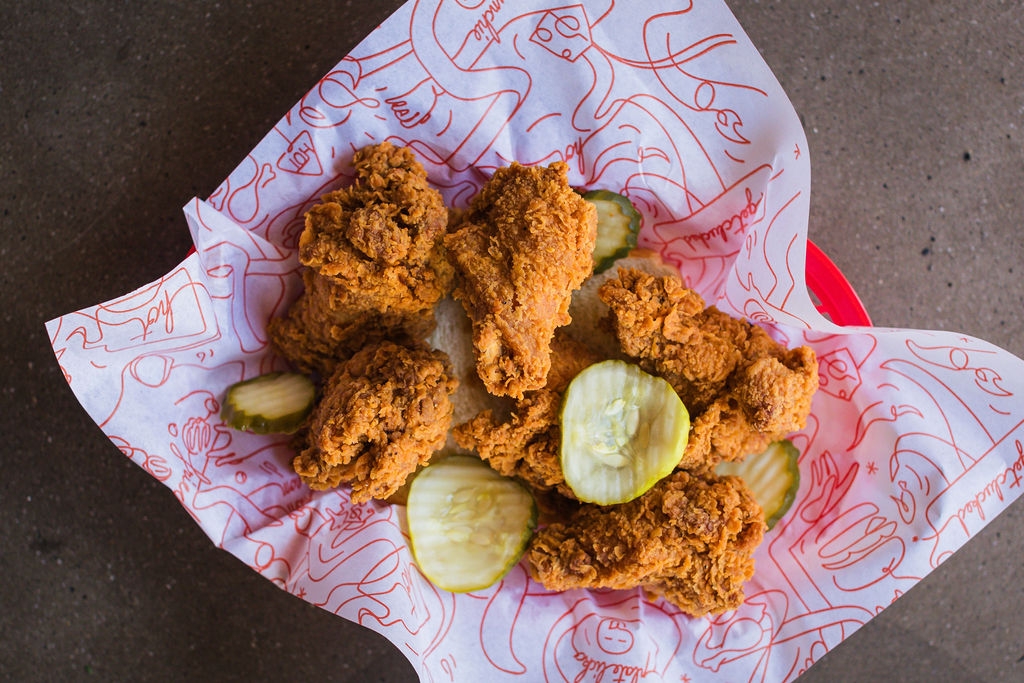6 Piece Breaded Wings.