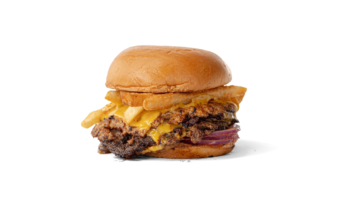 Triple Fusion with Seasoned Fries.