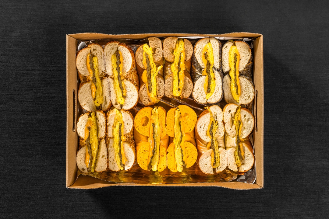 SAUSAGE, EGG & CHEESE BOX (12 Sandwiches).