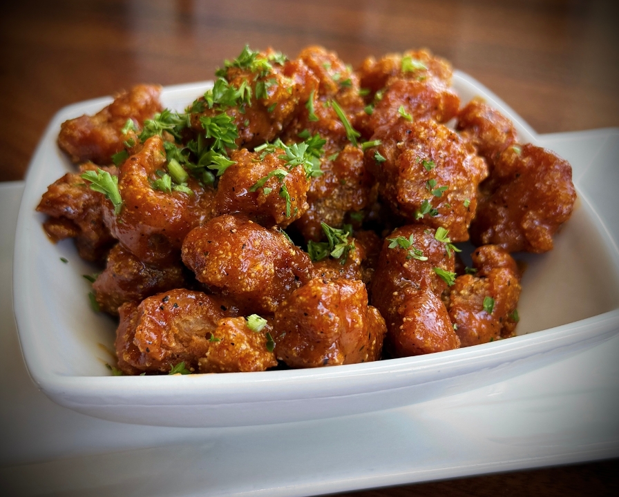 Nashville Hot Popcorn Chickun.