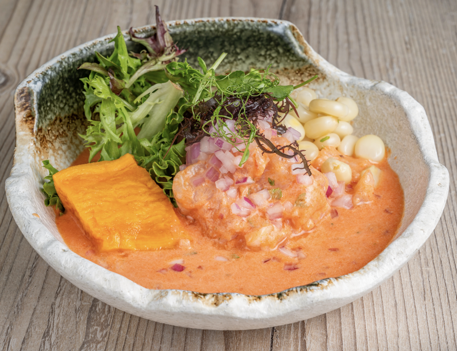 Ceviche Achorado.