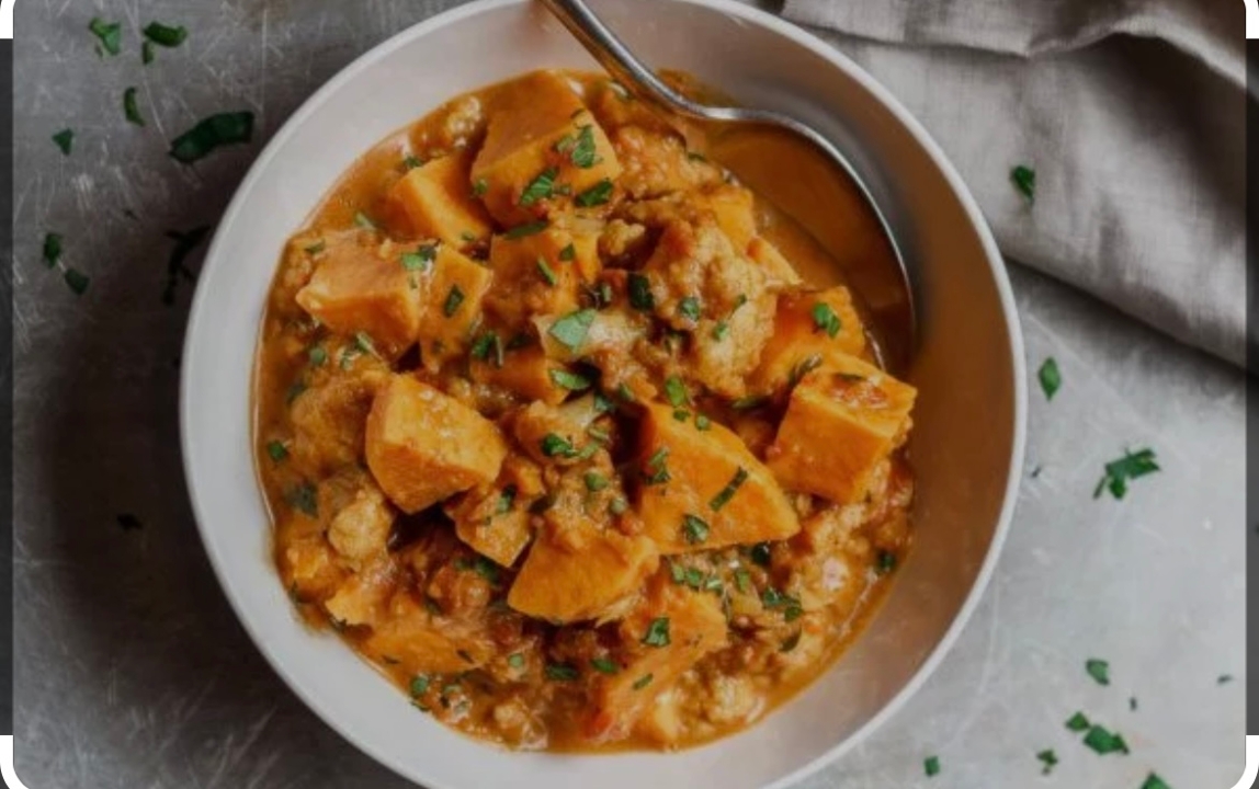 Sweet Potato Masala.
