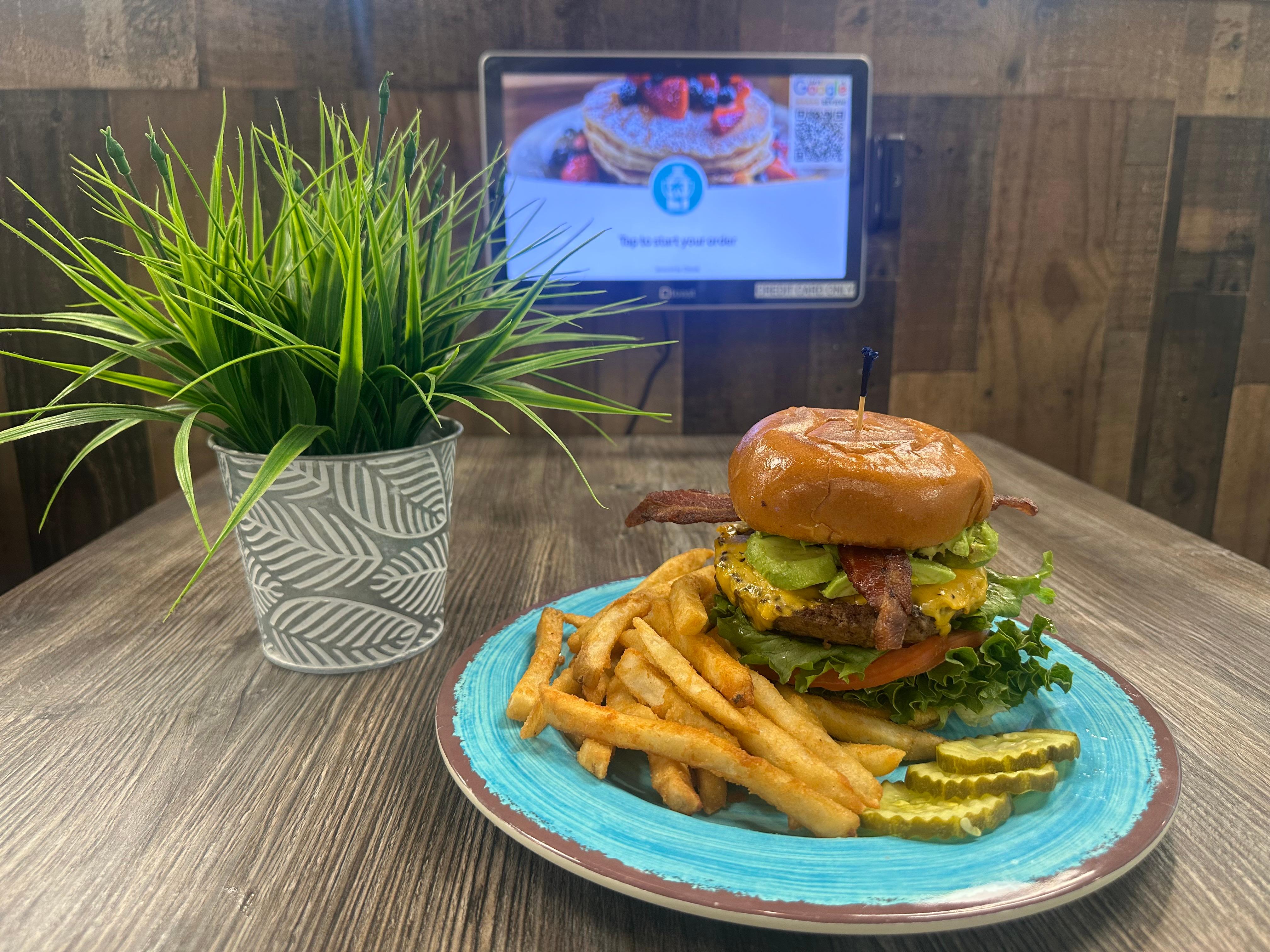 Avocado Bacon Burger.