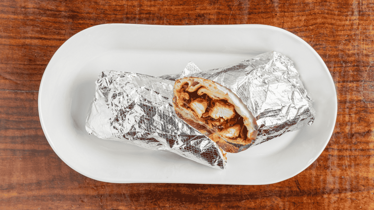 Wrap - Chili Paneer Wrap.