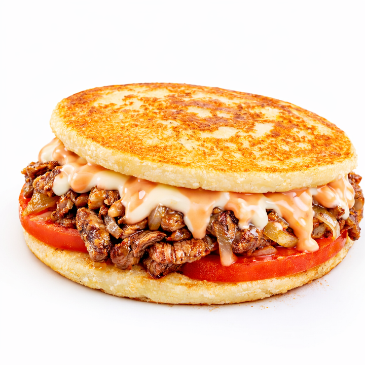 Steak Arepa.
