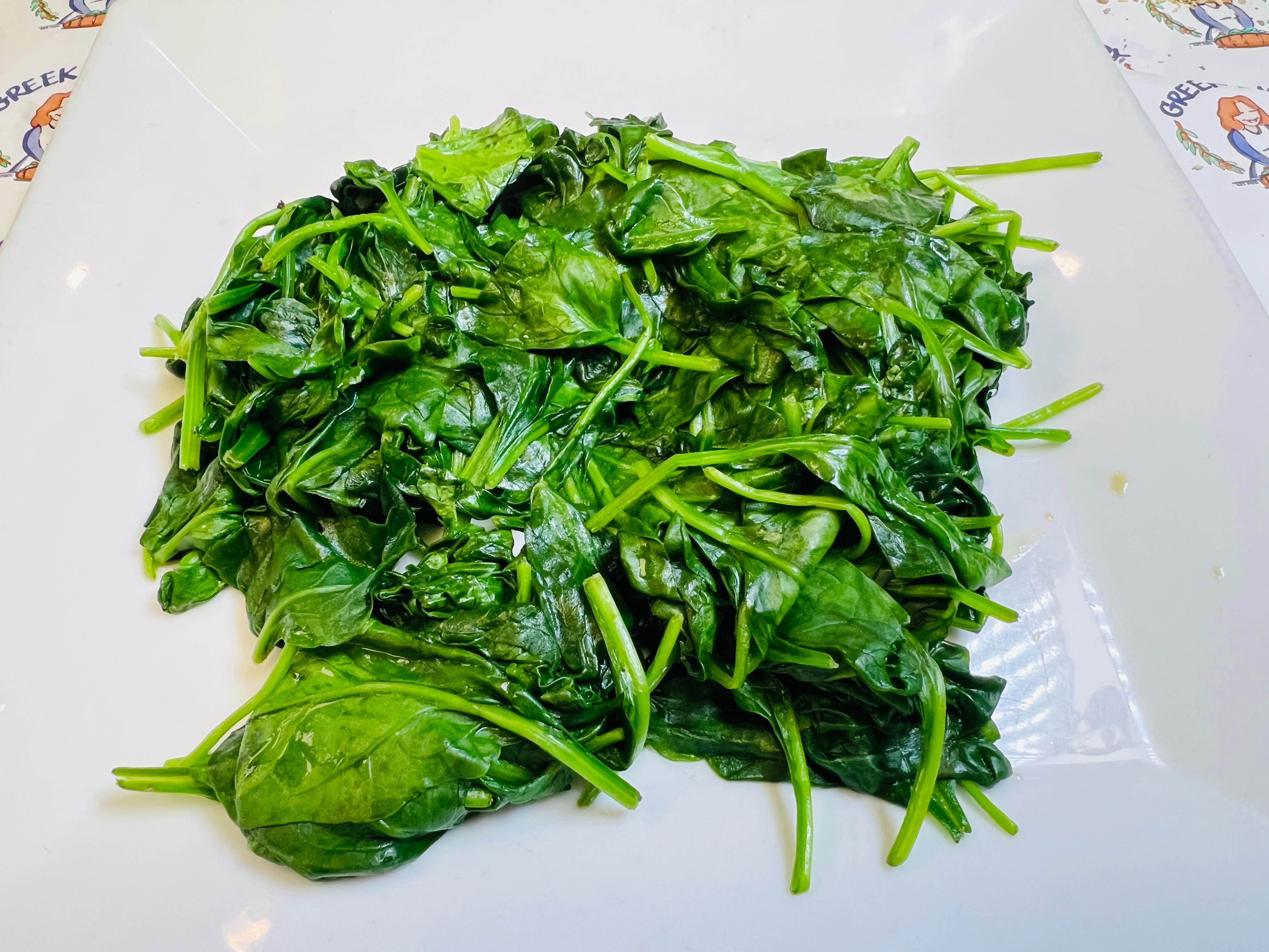 Steam Spinach.