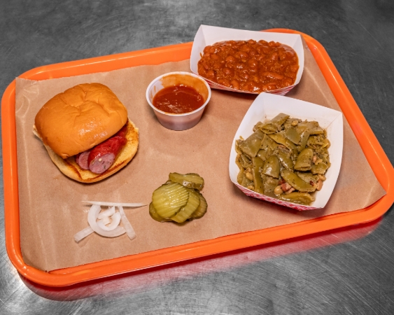 Jalapeno Sausage Sandwich.