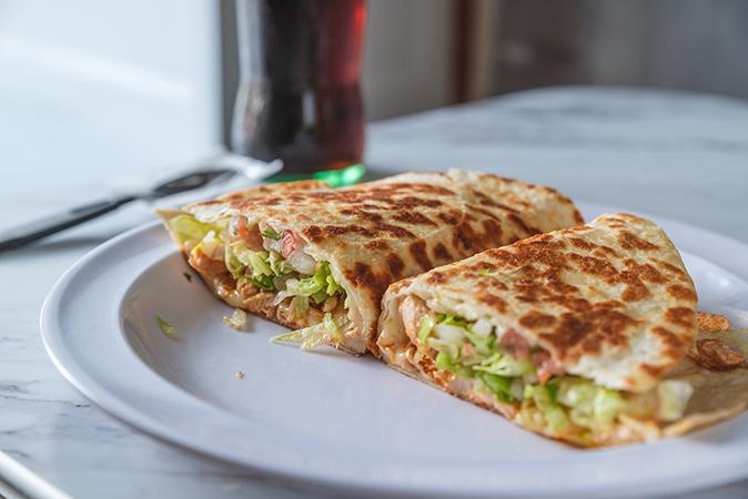 Grande Cheese Quesadilla.
