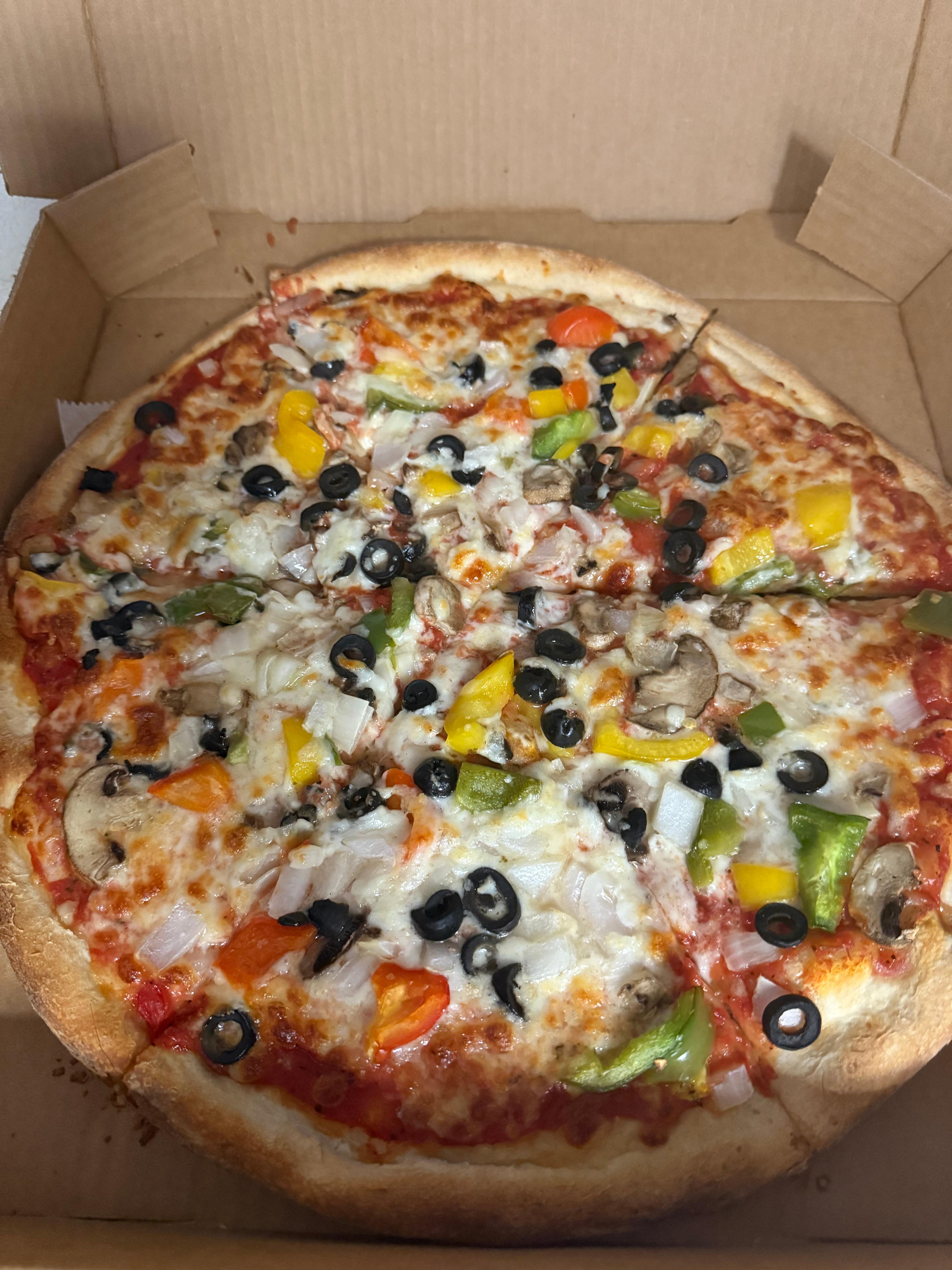 14" Veggie Pizza.
