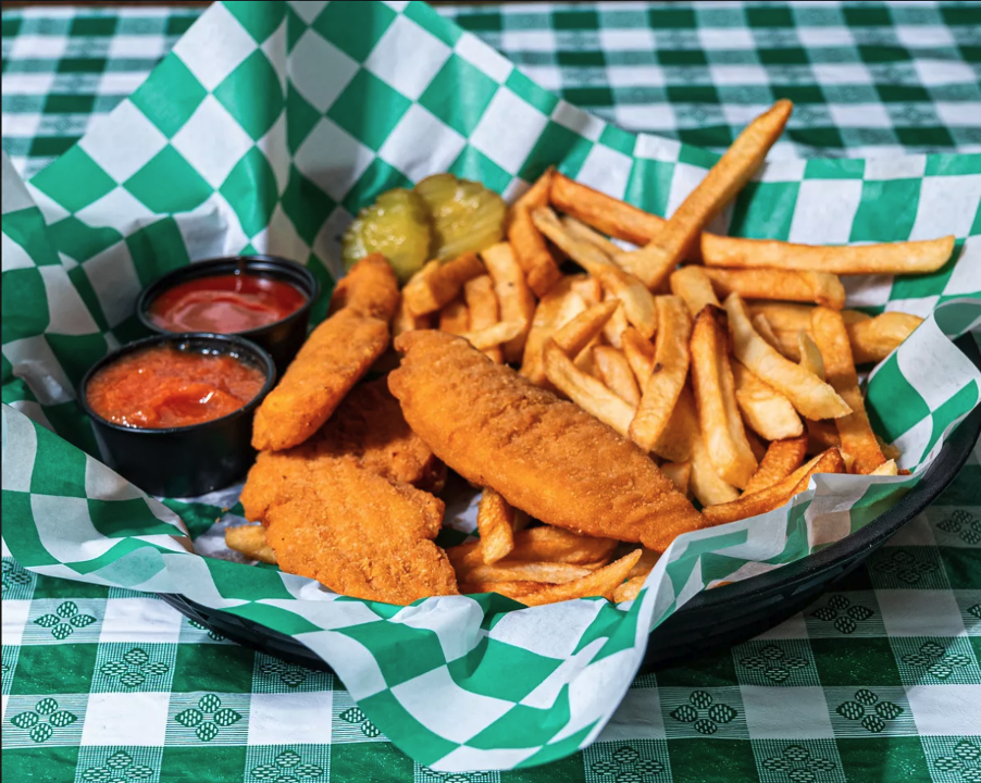 3 Pieces Crispy Chicken Finger Platter.