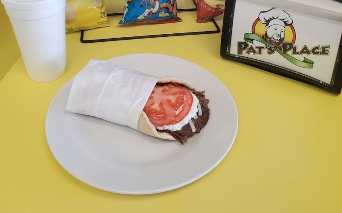 Gyro meat (3 slices).