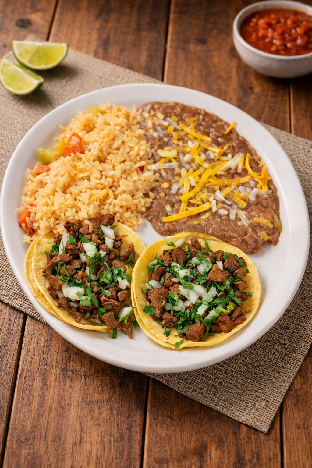 #4 Street Taco Dinner.