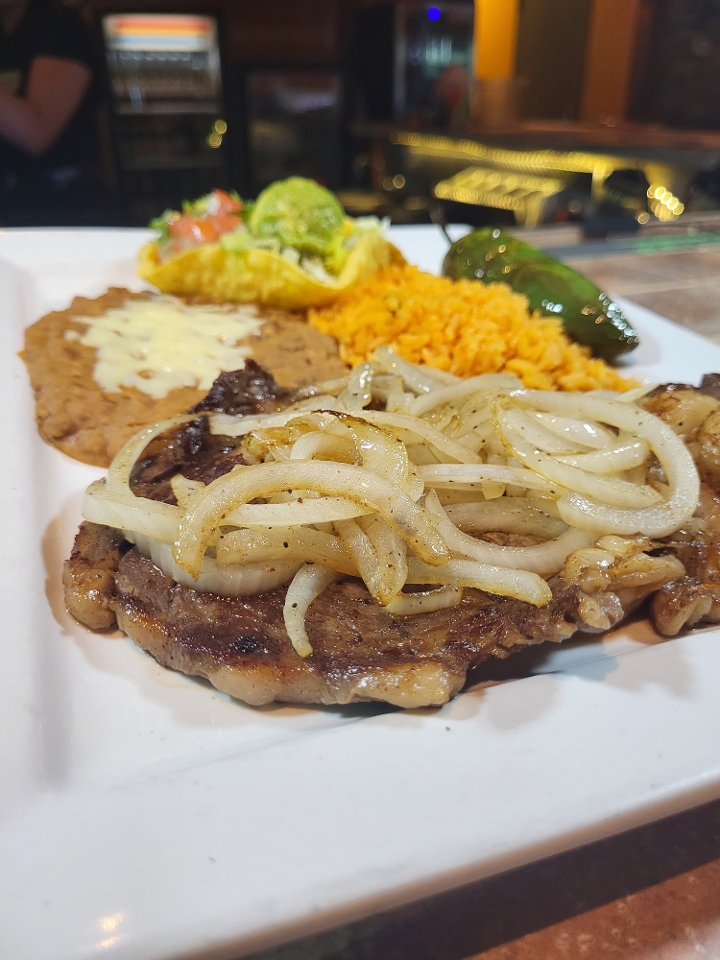 Carne a la Tampiqueña.