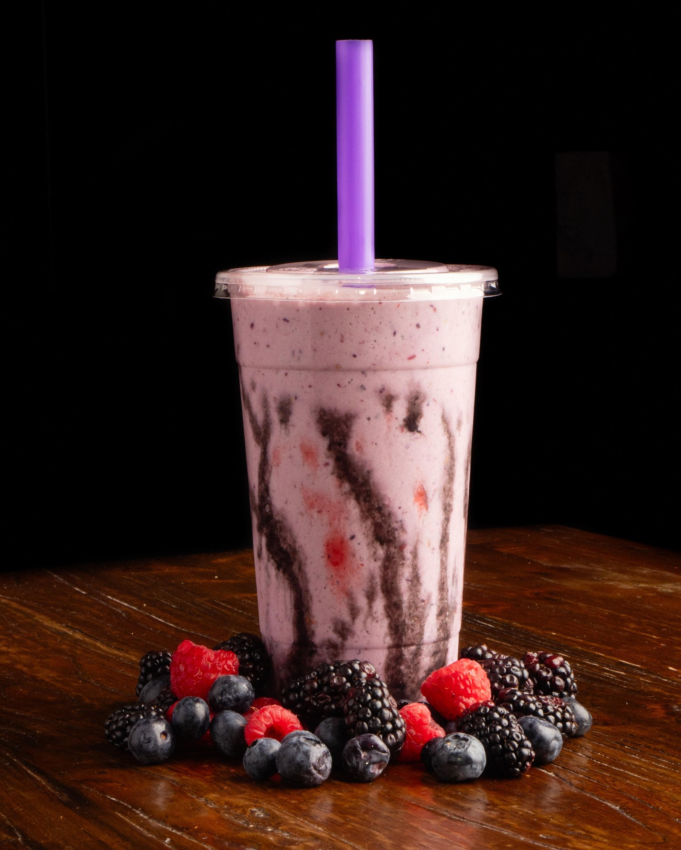 Mixed Berry Smoothie.