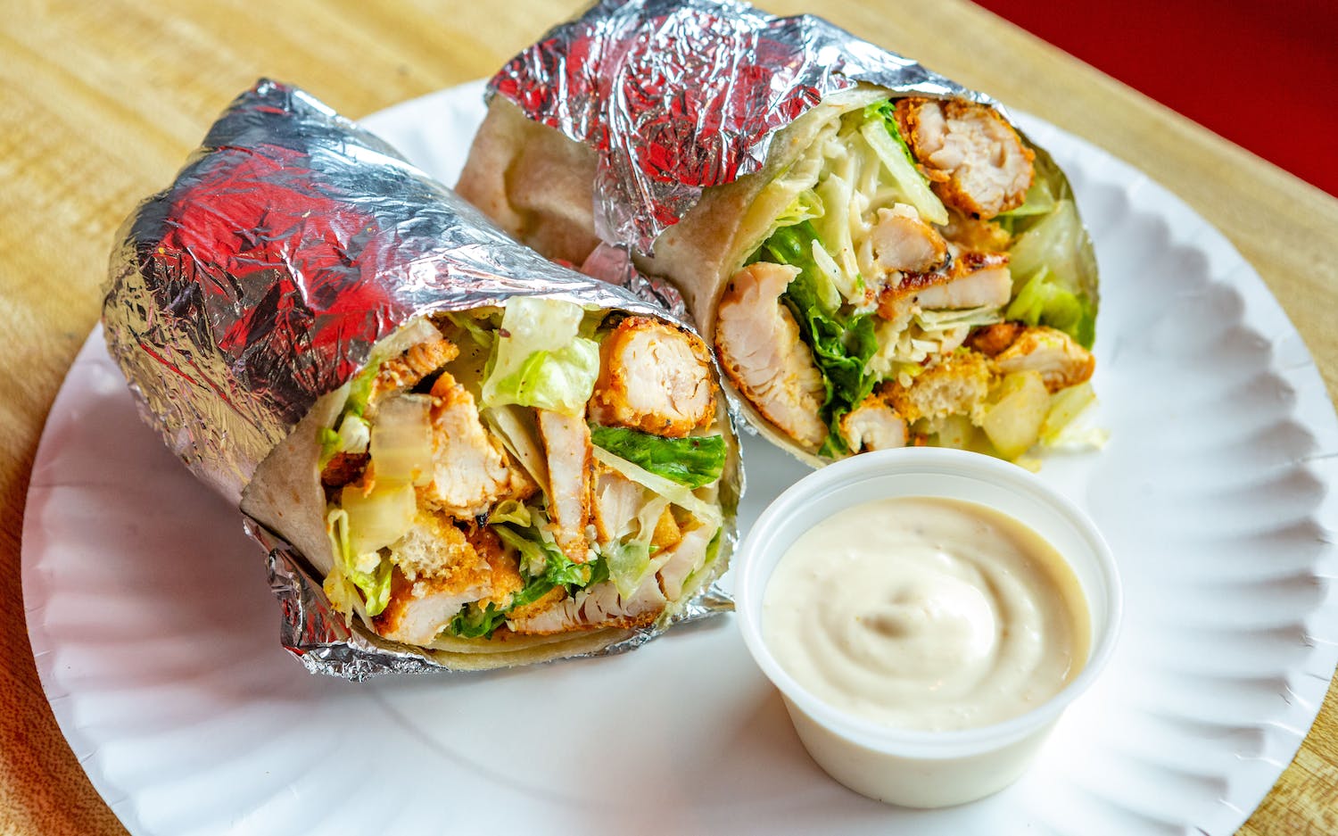 Buffalo Chicken Wrap.