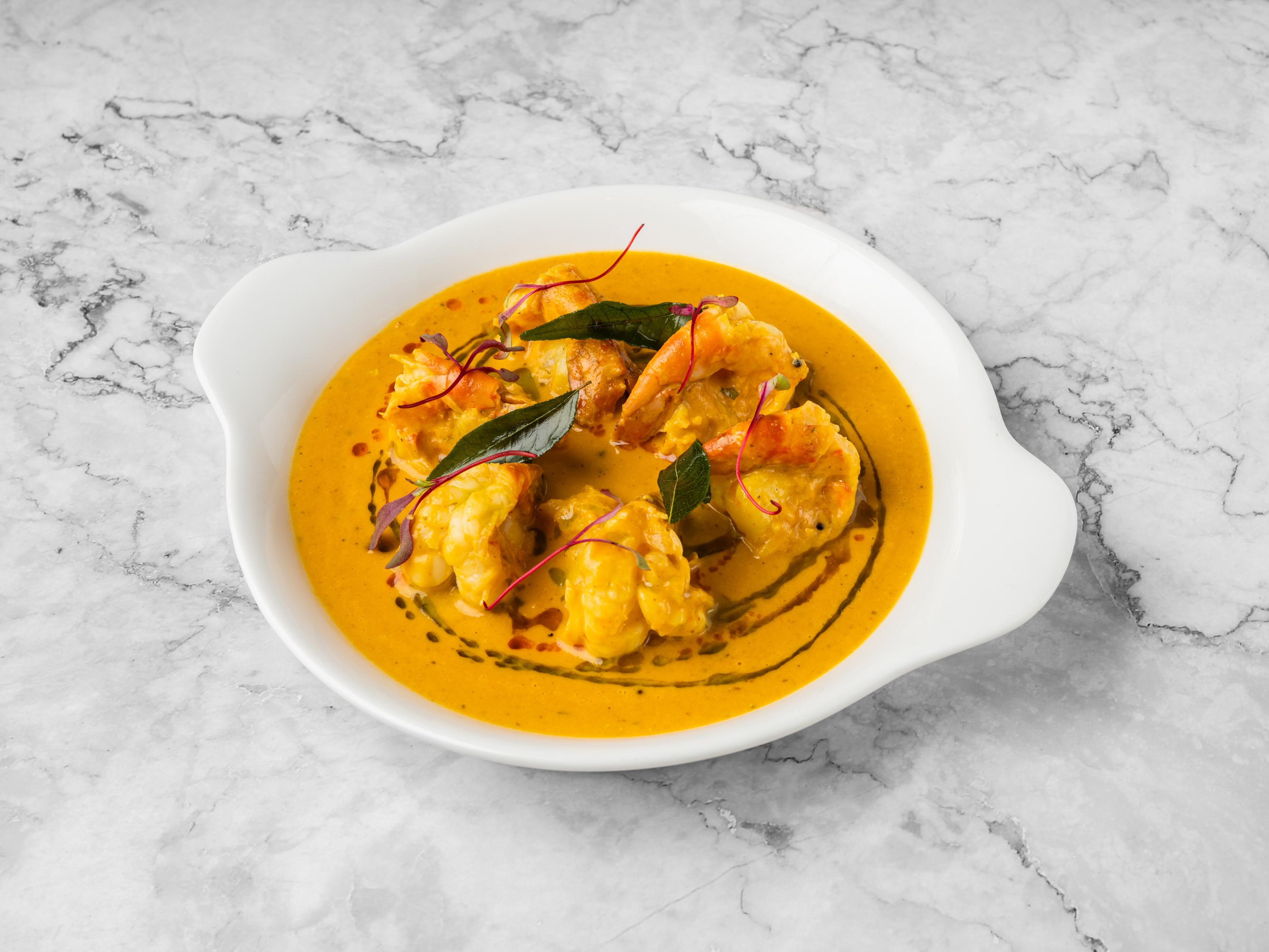 Kerala Style Shrimp Curry (gf).