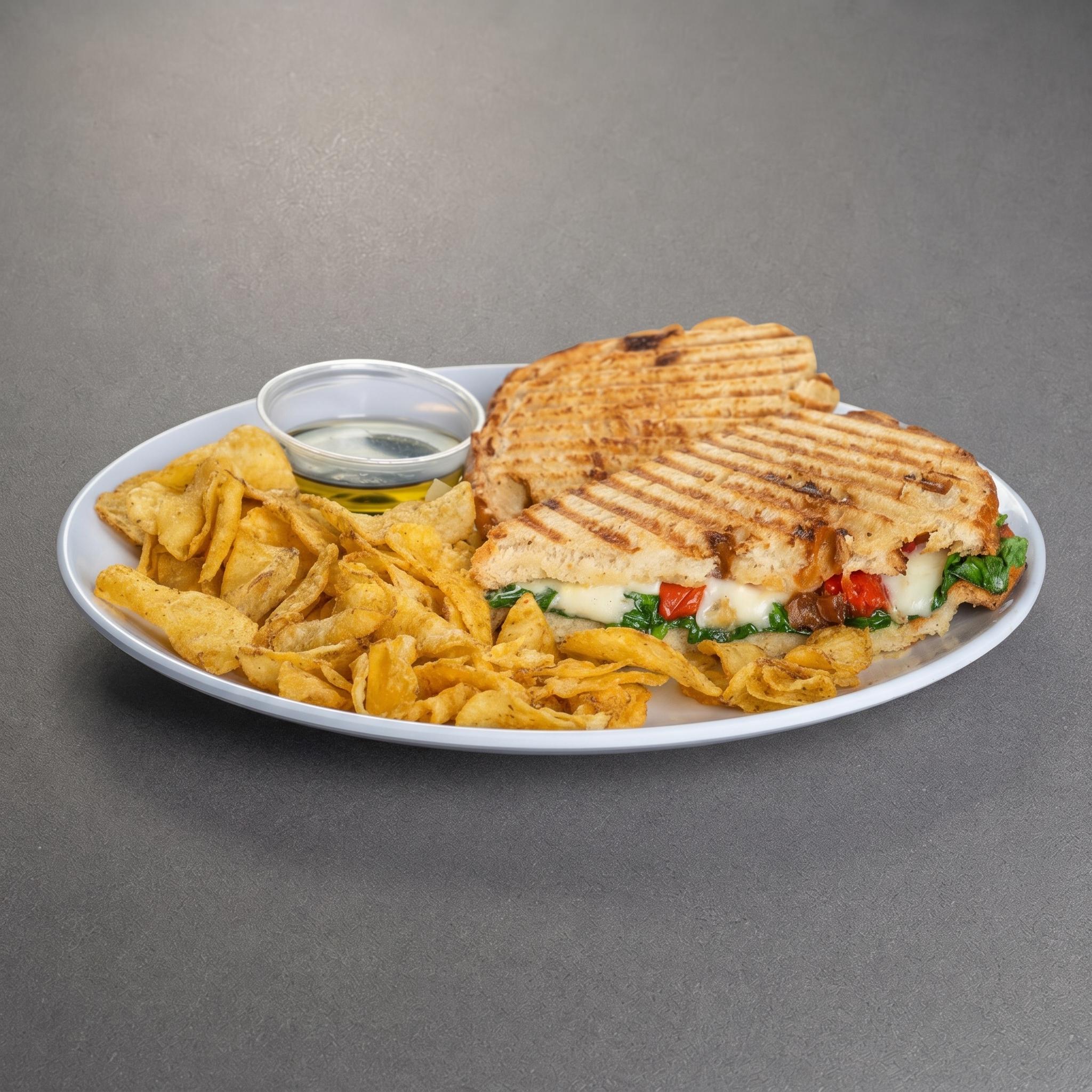 Tuscan Veggie Sandwich.