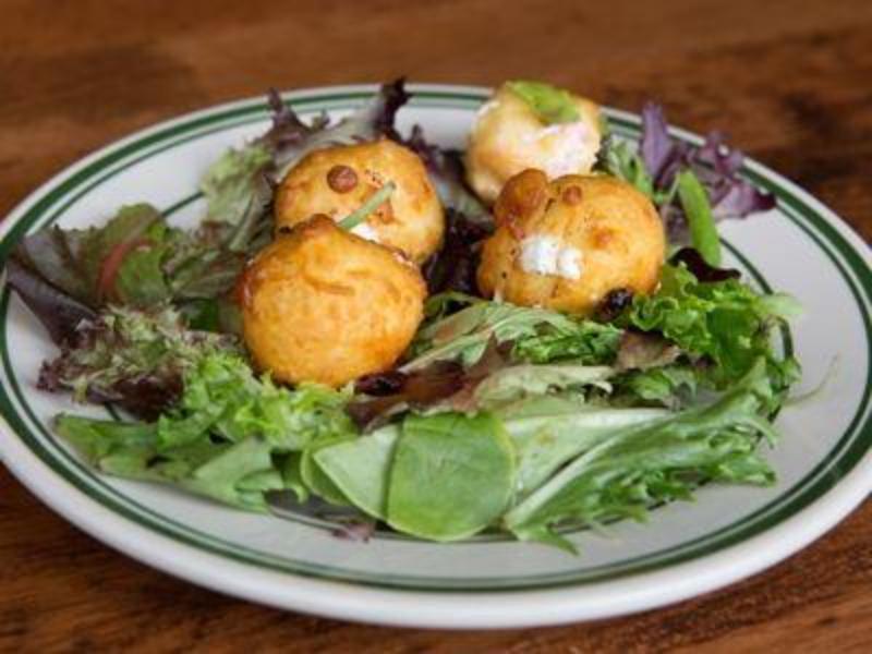 Goat Cheese Fritters.
