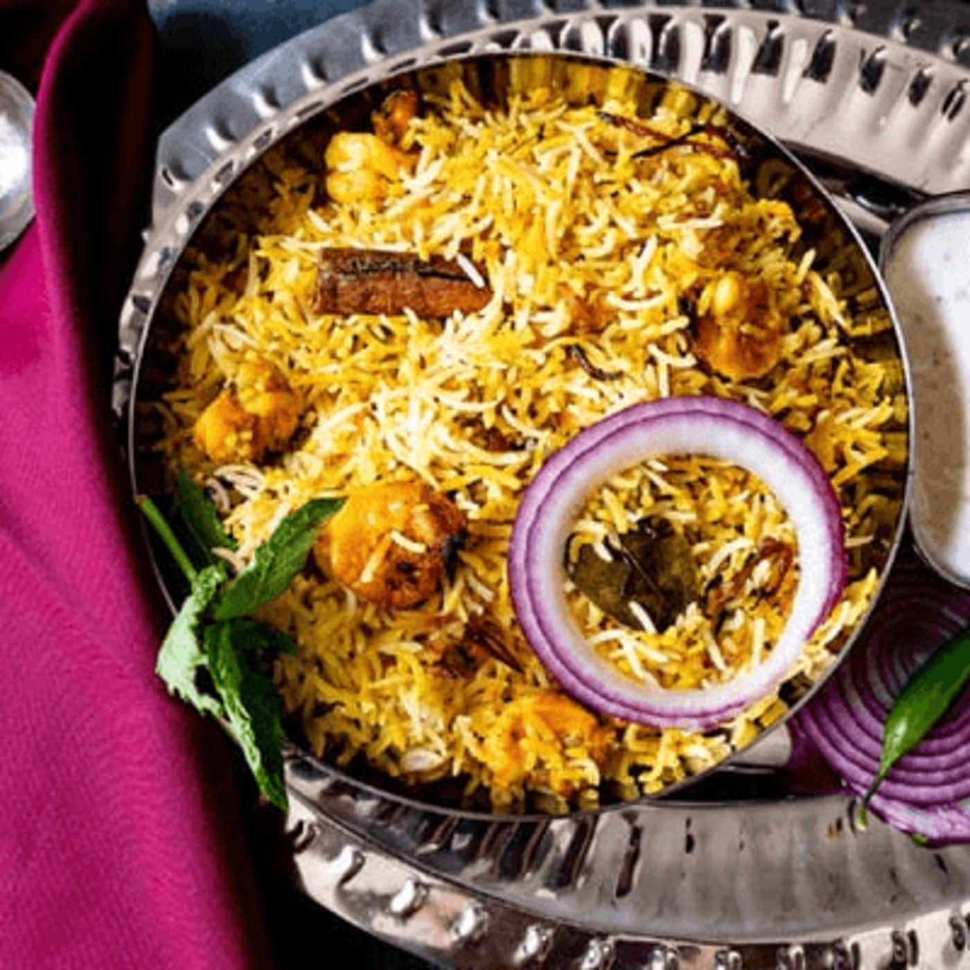 Shrimp Biryani (Curry Rice).