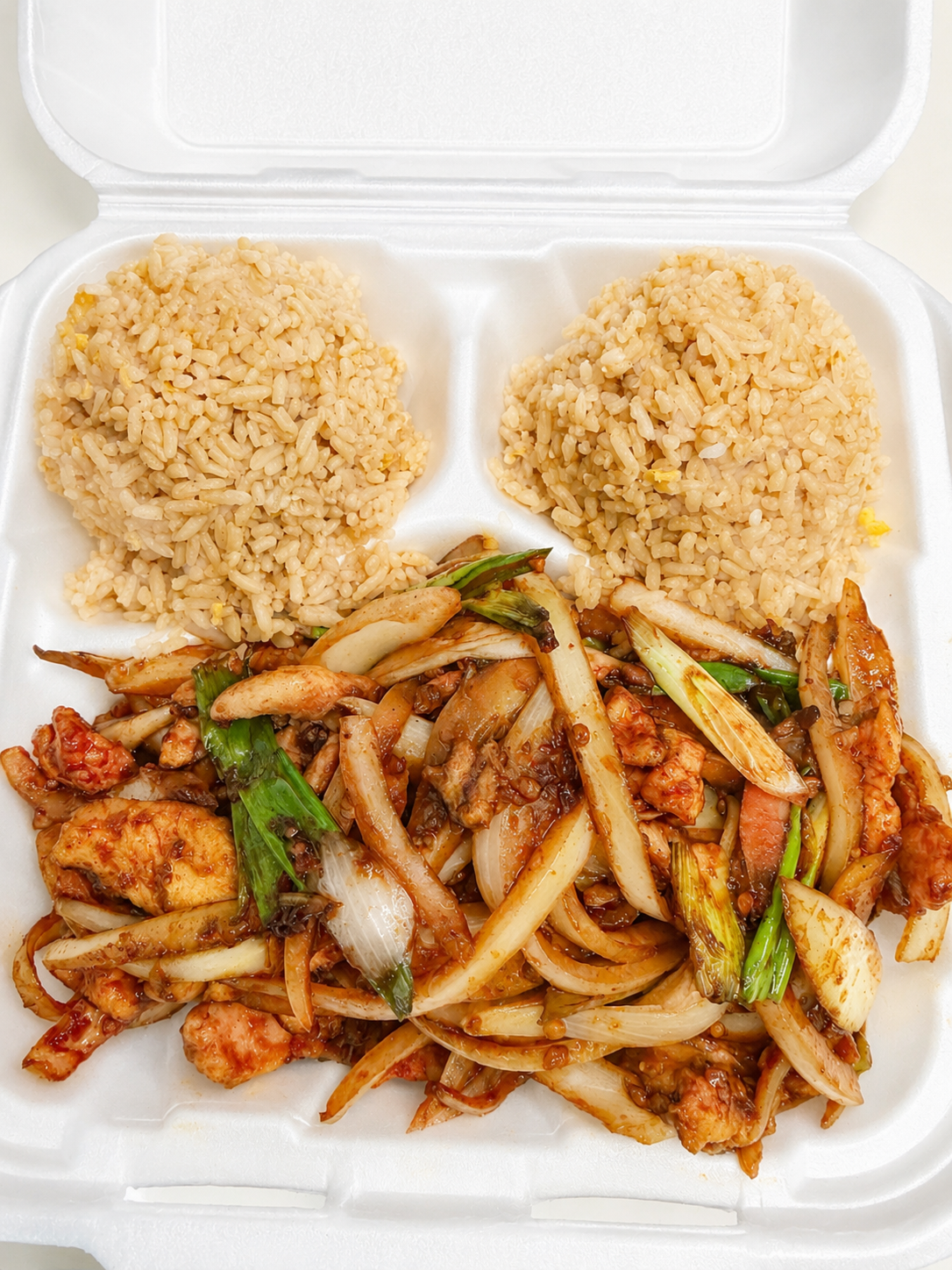 MONGOLIAN CHICKEN.