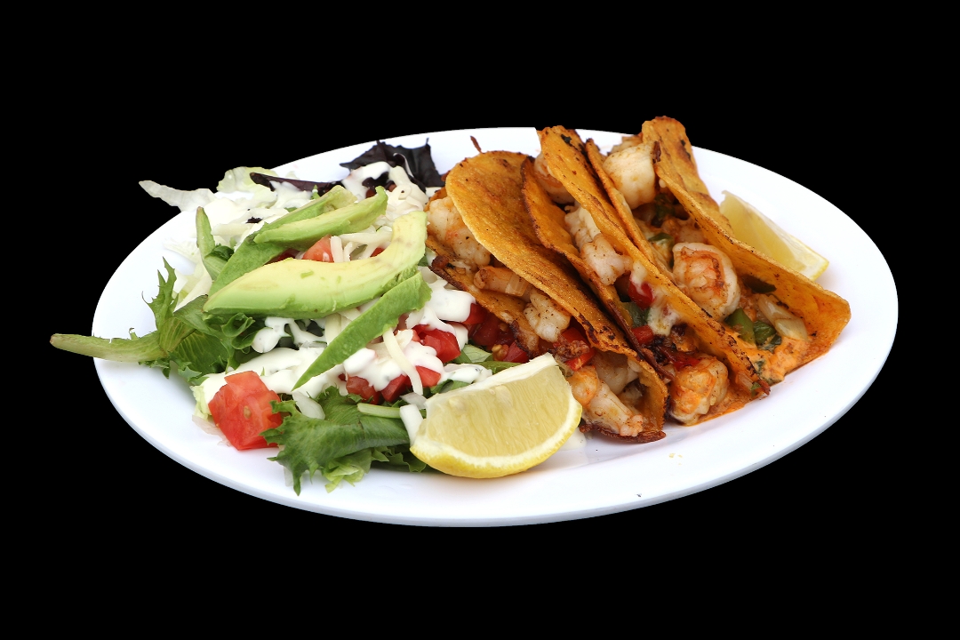 Tacos Gobernador Plate.