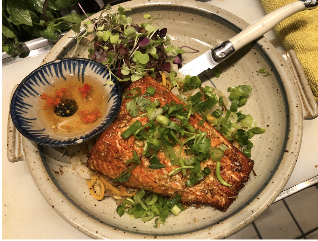 Lemongrass Turmeric Salmon.
