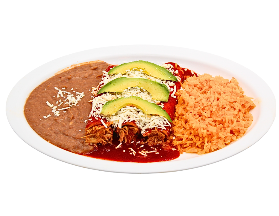 Enchiladas Rojas.
