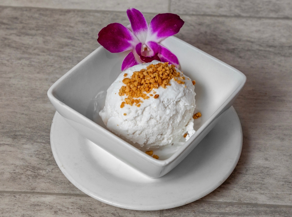 Coconut Ice Cream.