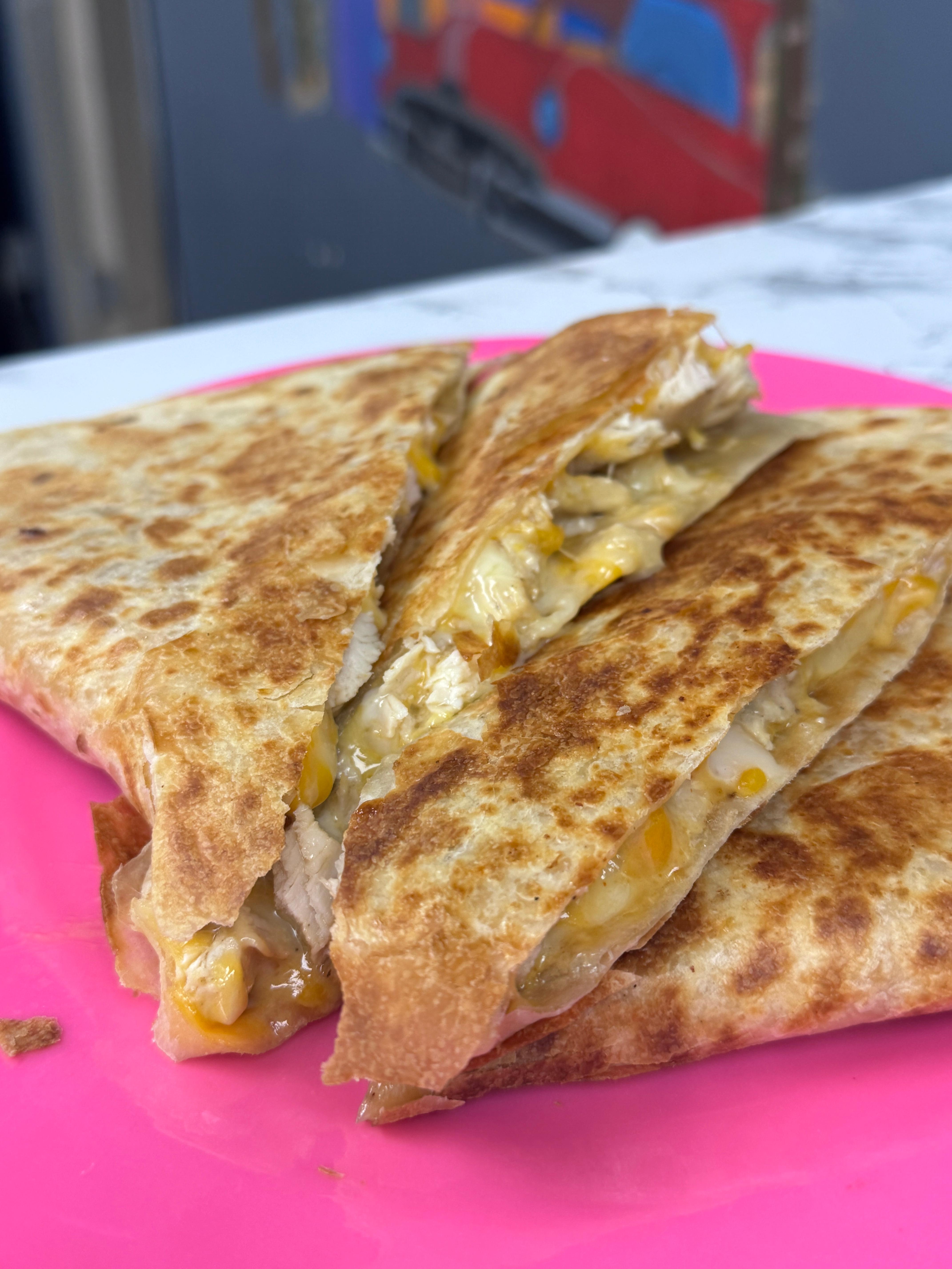 Chicken Quesadilla.