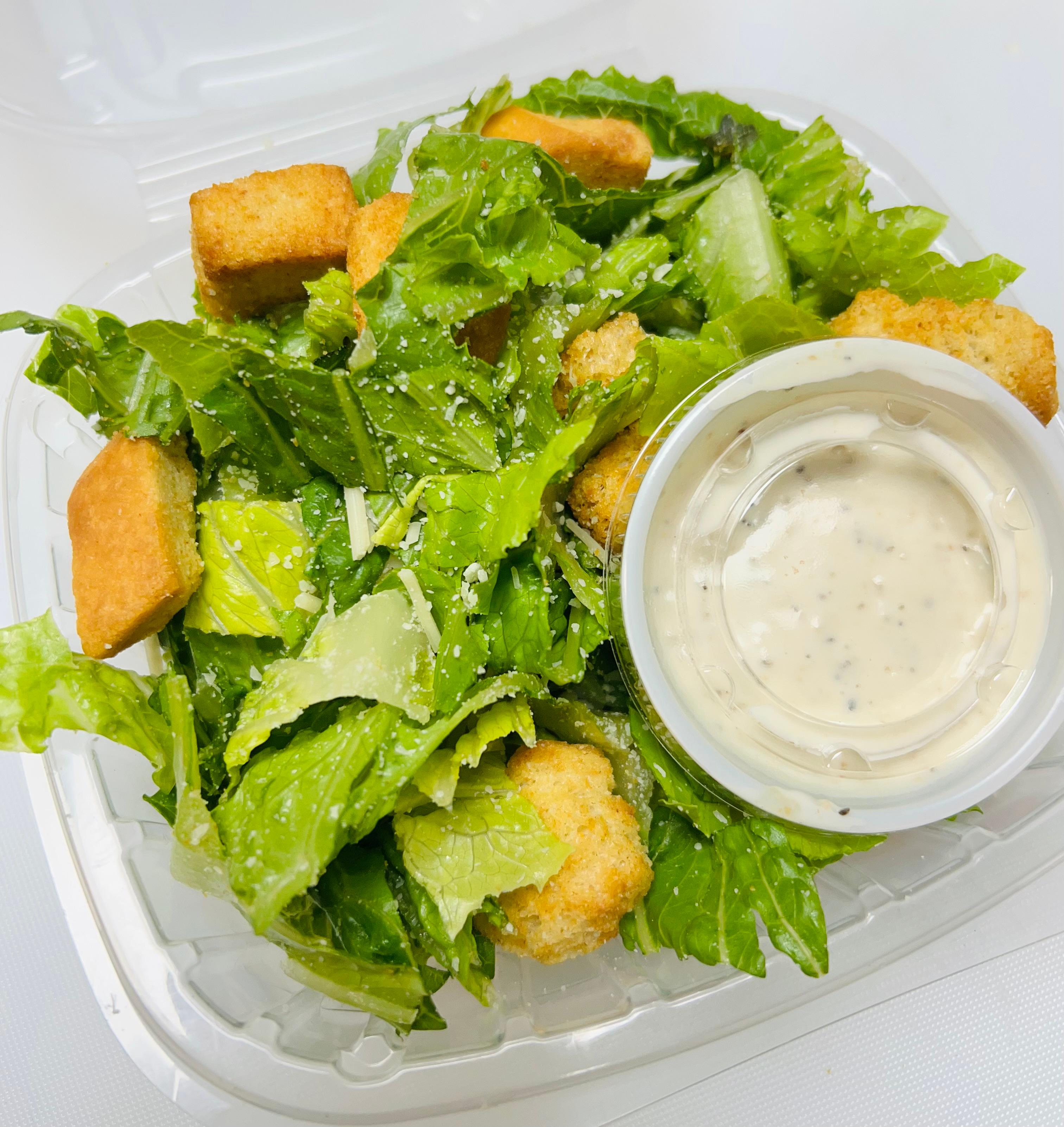 Caesar Salad + Side Dressing.