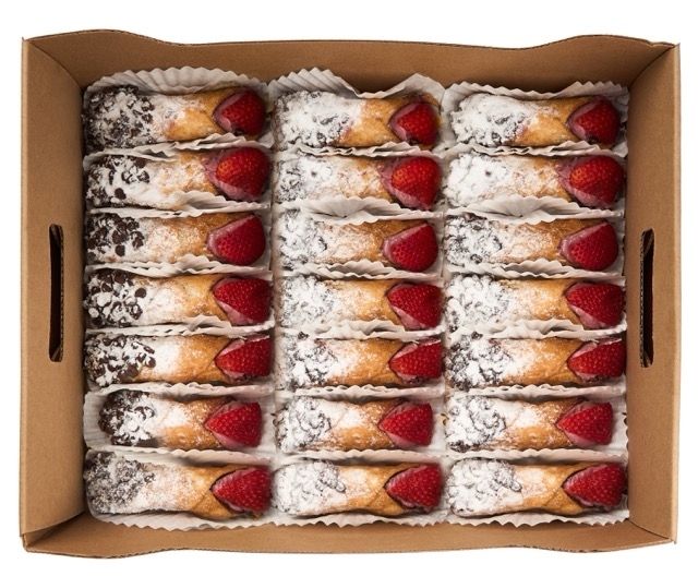 Strawberry Baby Cannoli Platter.