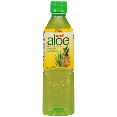 Iberia Aloe Pineapple Aloe Vera Drink  16.9 Fl Oz.