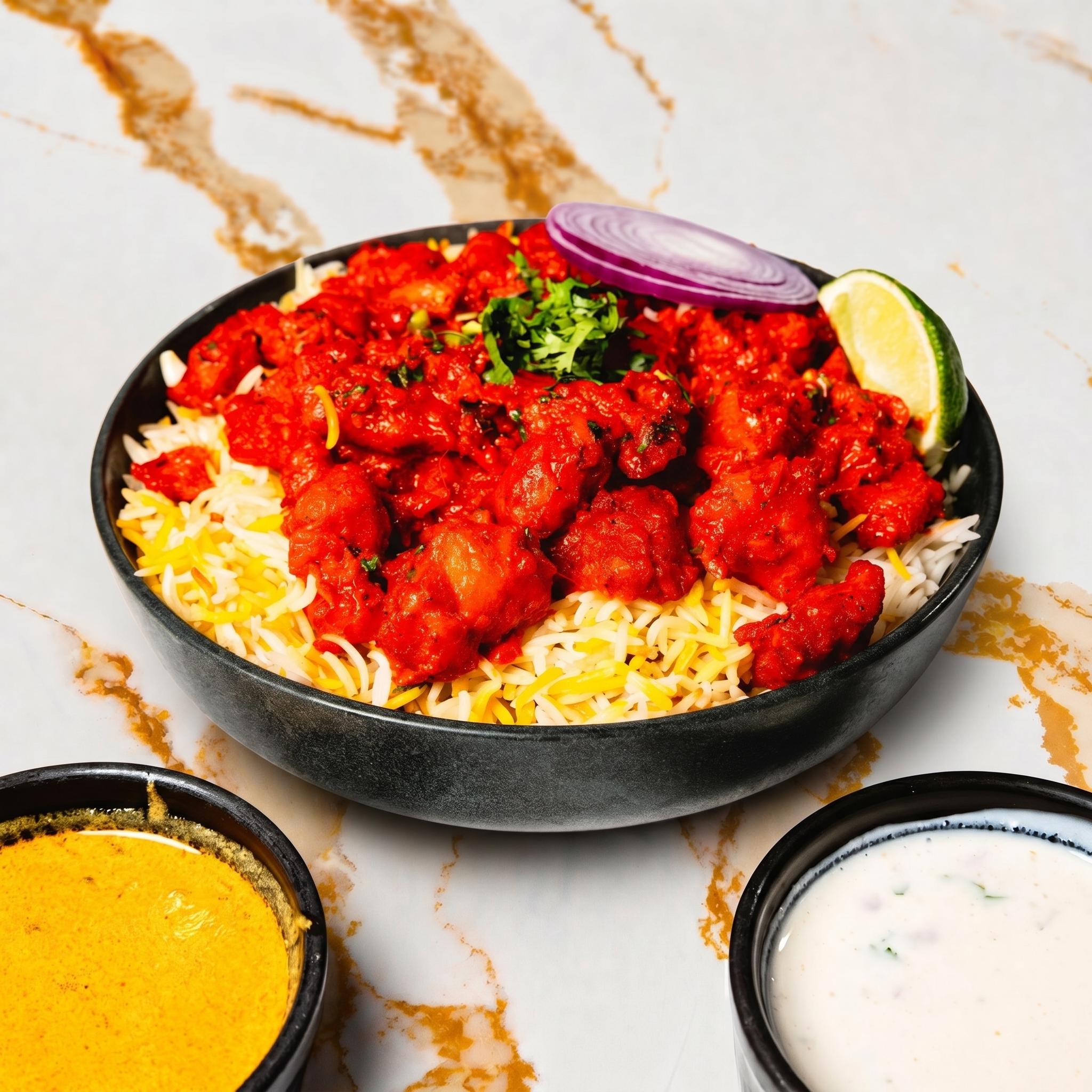 Paradise Special Boneless Chicken Biryani.