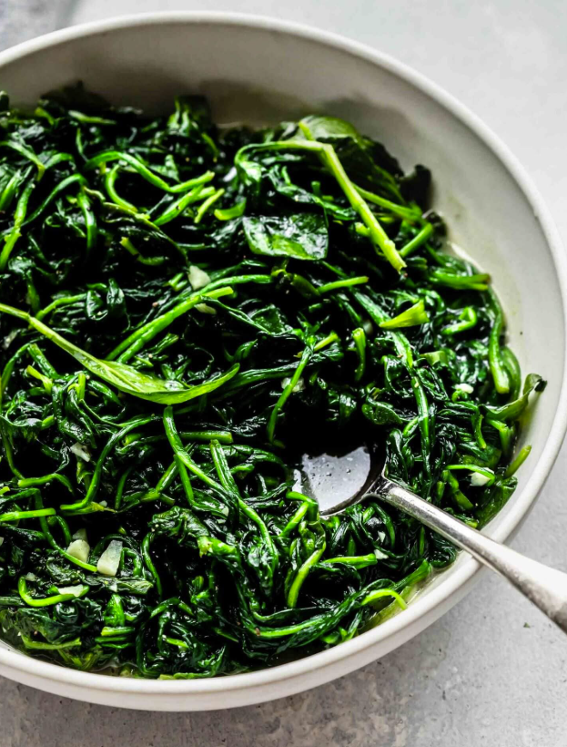 SD Sautéed Spinach for 4.