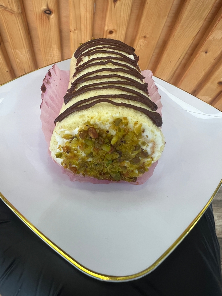 Banana Pistachio Roll.