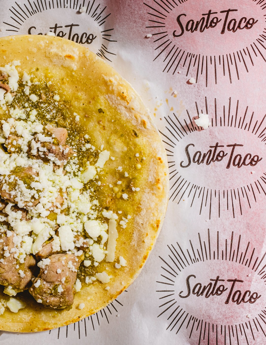 Chile Verde Taco.