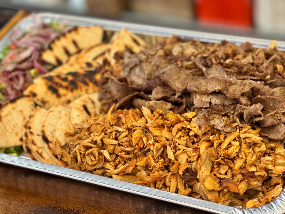 Family 4 All 3 Gyro Platter.