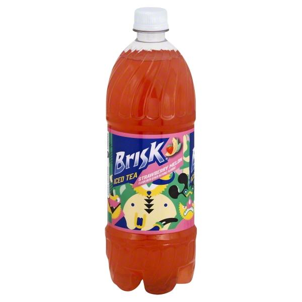 Brisk Strawberry Melon Iced Tea, 33.8 Fl. Oz..