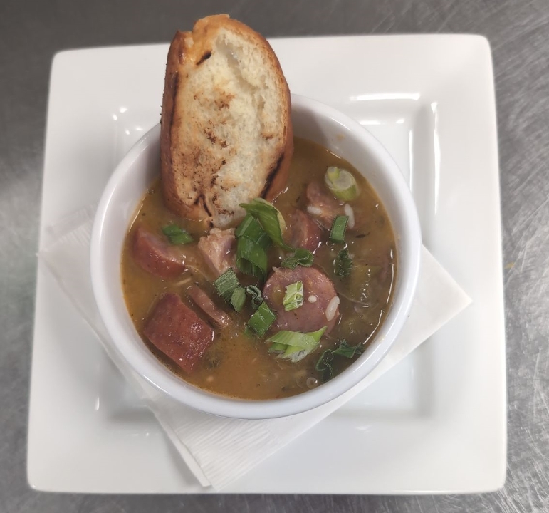 Cup of Creole Gumbo.