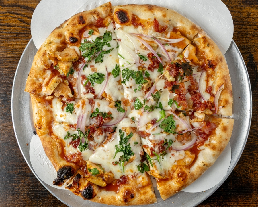 BBQ Chicken Pizza.