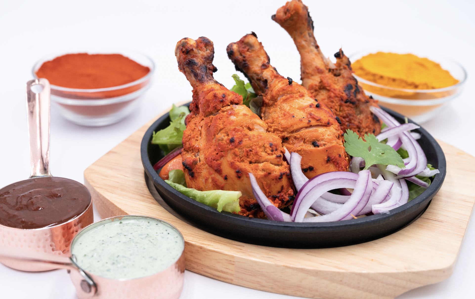 Tandoori Chicken (H).